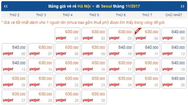 Săn vé VietJet Air chỉ từ 27 USD trong tháng 11 khám phá những món ăn cực chất ở Seoul!