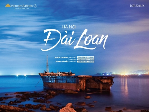Cùng Vietnam Airlines săn vé giá tốt chỉ từ 200 USD du lịch Đài Loan mùa lễ hội cuối năm